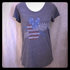 Lucky brand Fender ladies tee M